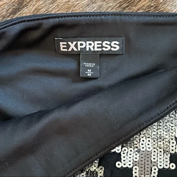 EXPRESS Aztec Sequin Skirt - Picture 4 of 4